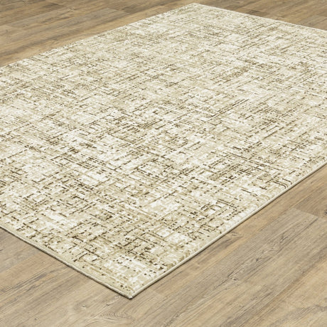 Oriental Weavers Sphinx Reed Re03A Ivory/ Brown Rug.