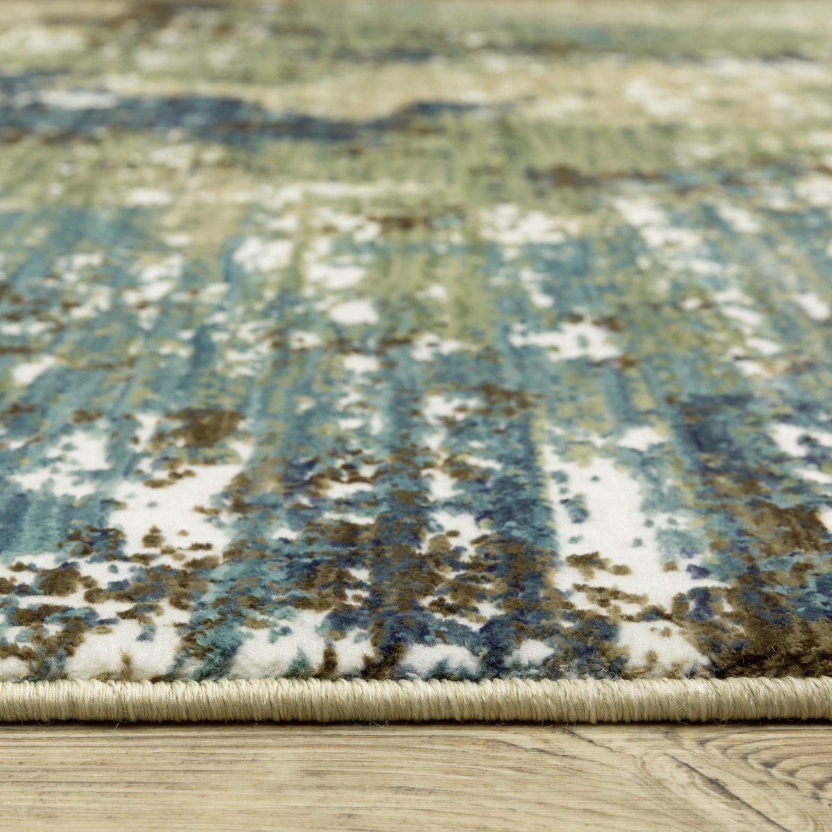 Oriental Weavers Sphinx Reed Re06A Blue/ Green Rug.