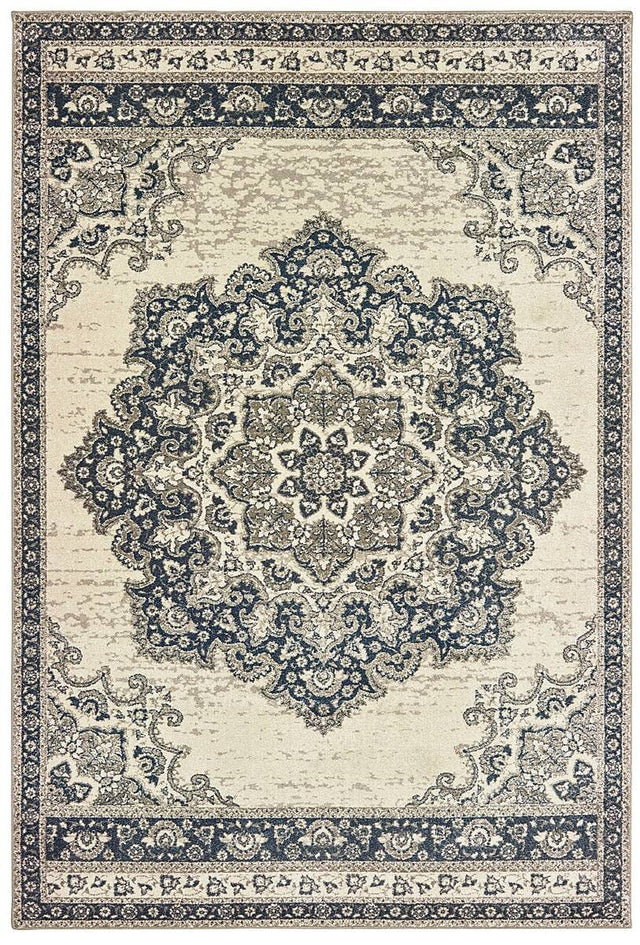 Oriental Weavers Sphinx Richmond 5504I Ivory / Navy Rugs.