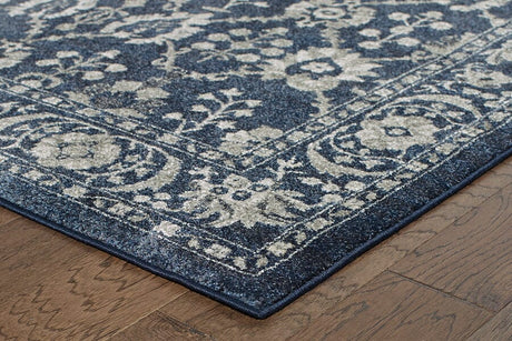 Oriental Weavers Sphinx Richmond 8020K Navy / Grey Rugs.