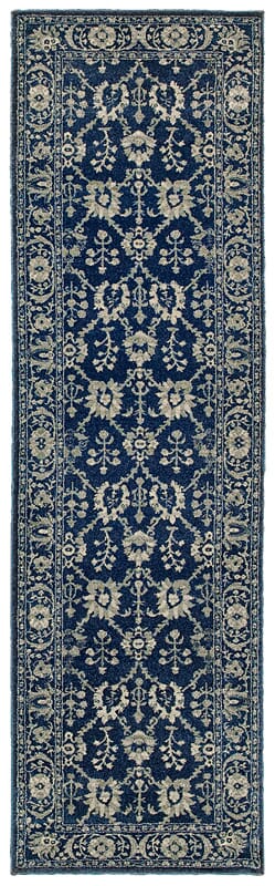 Oriental Weavers Sphinx Richmond 8020K Navy / Grey Rugs.