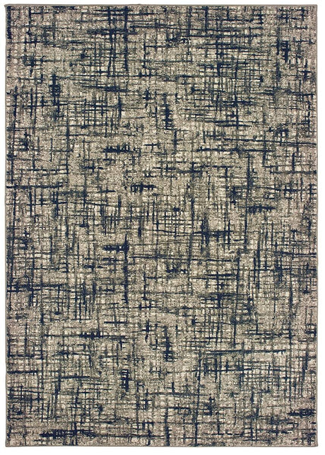 Oriental Weavers Sphinx Richmond 802K3 Grey / Navy Rugs.