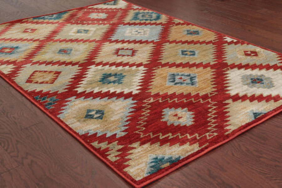 Oriental Weavers Sphinx Sedona 5936D Red / Multi Rugs.