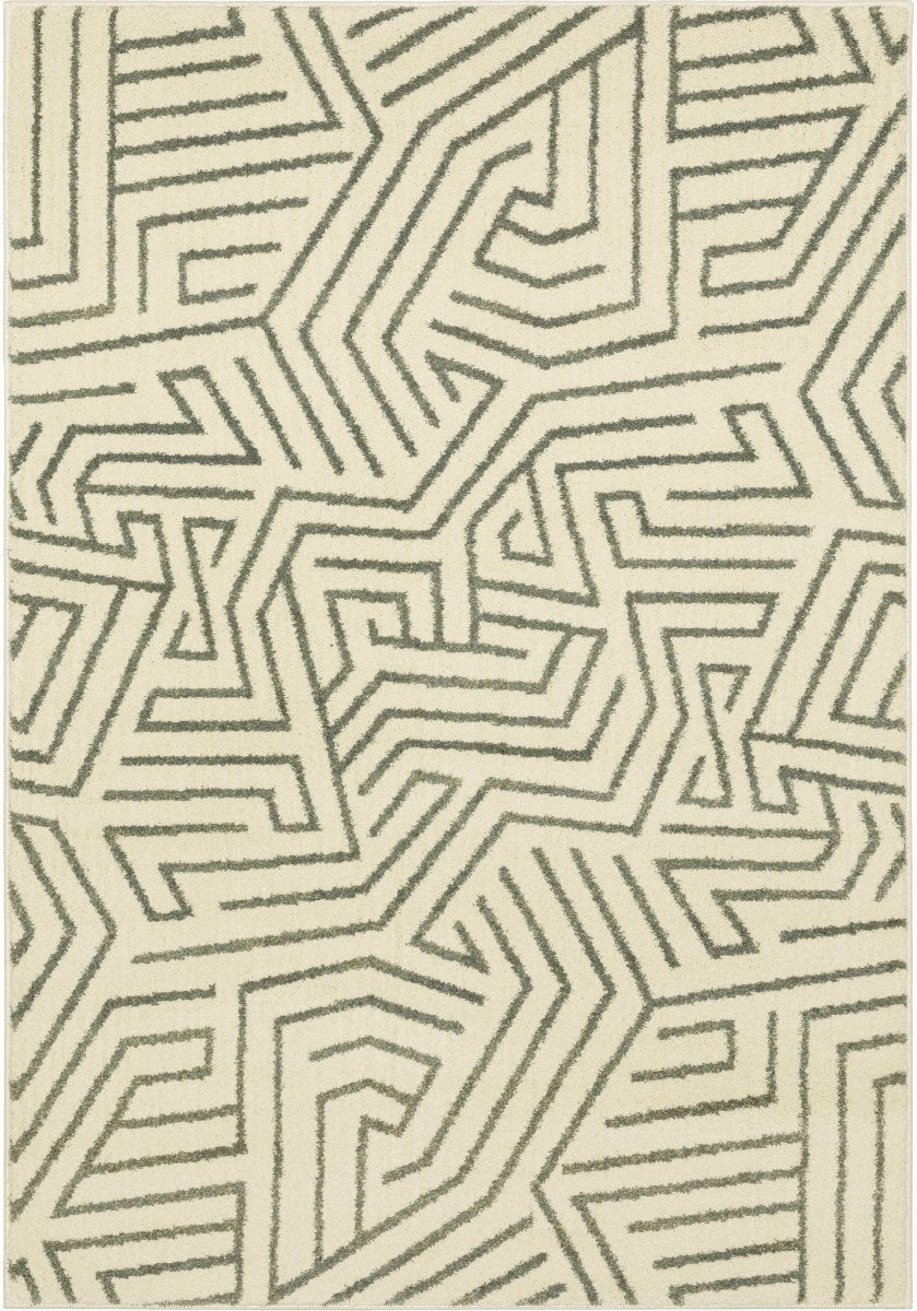 Oriental Weavers Sphinx Seneca Se08A Beige/ Grey Rugs.