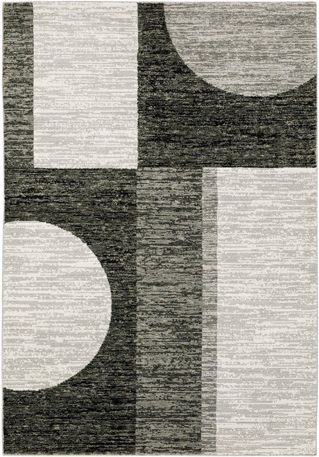 Oriental Weavers Sphinx Strada Str06 Charcoal/ Grey Rugs.