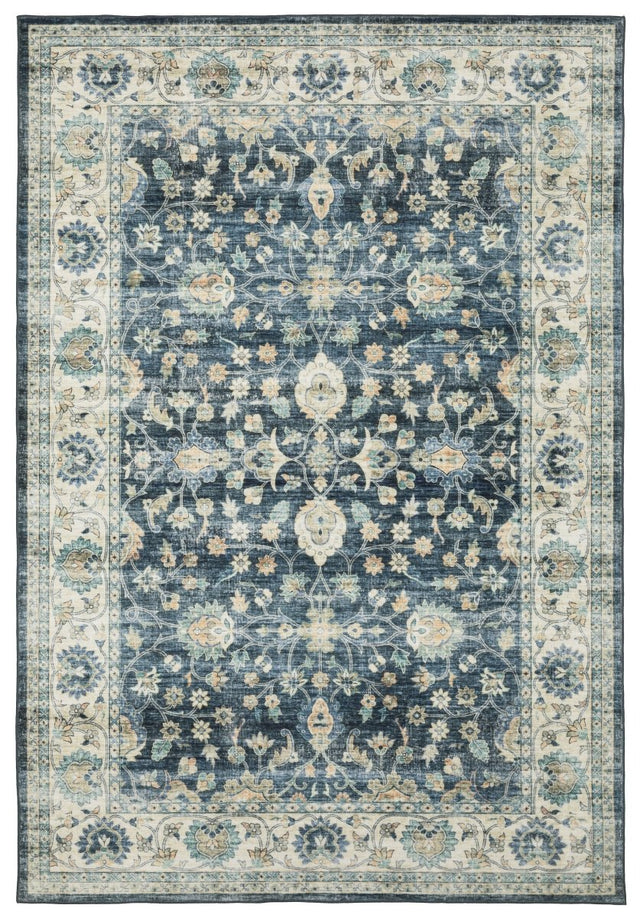 Oriental Weavers Sphinx Sumter Sum02 Blue/ Ivory Rug.