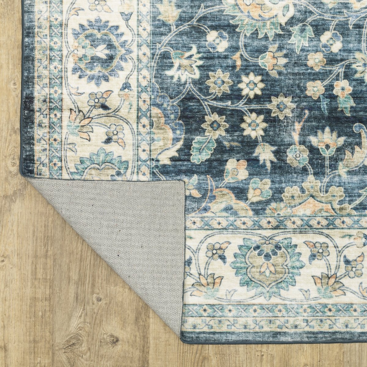 Oriental Weavers Sphinx Sumter Sum02 Blue/ Ivory Rug.