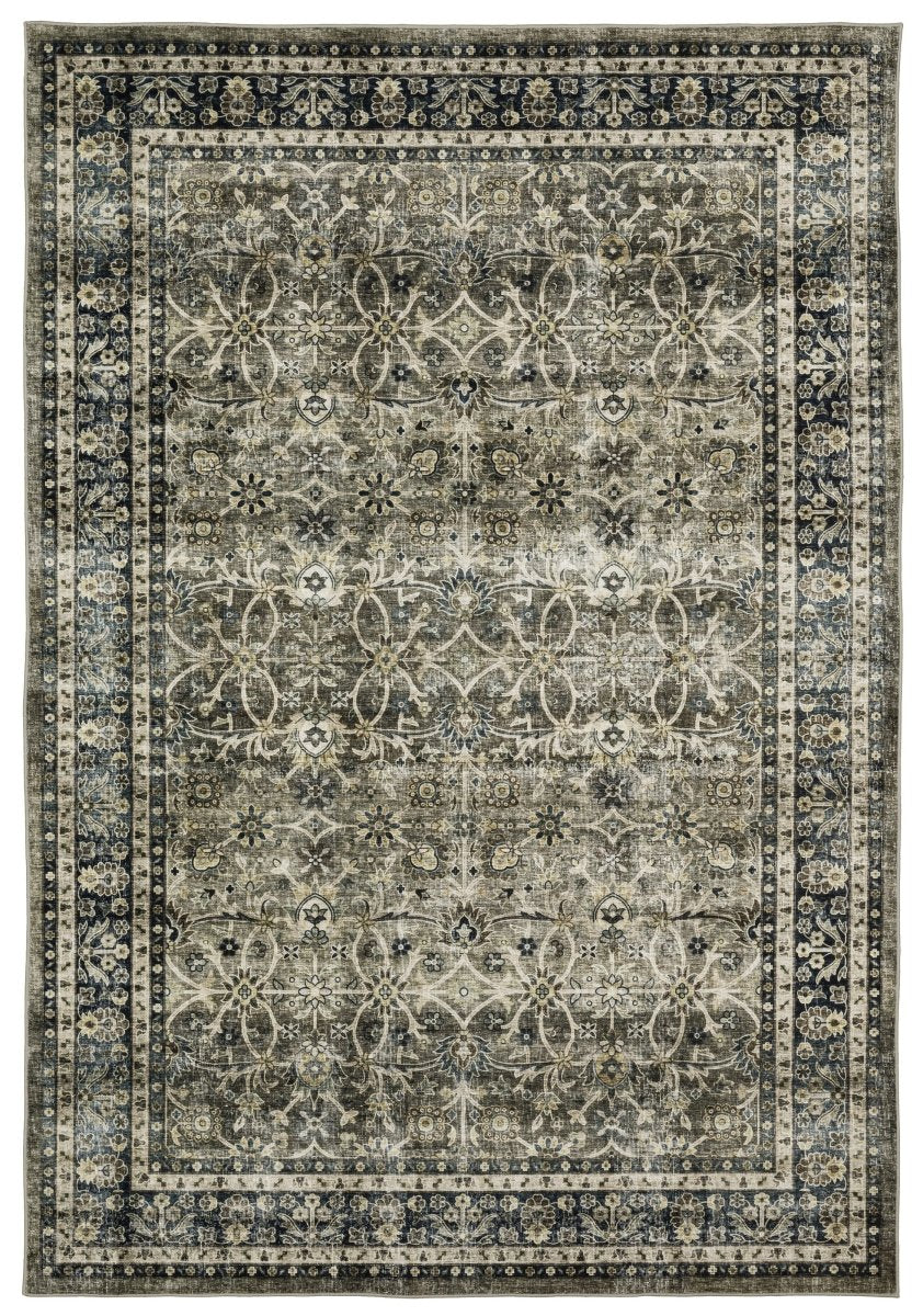 Oriental Weavers Sphinx Sumter Sum06 Grey/ Blue Rug.