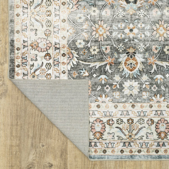 Oriental Weavers Sphinx Sumter Sum07 Grey/ Ivory Rug.