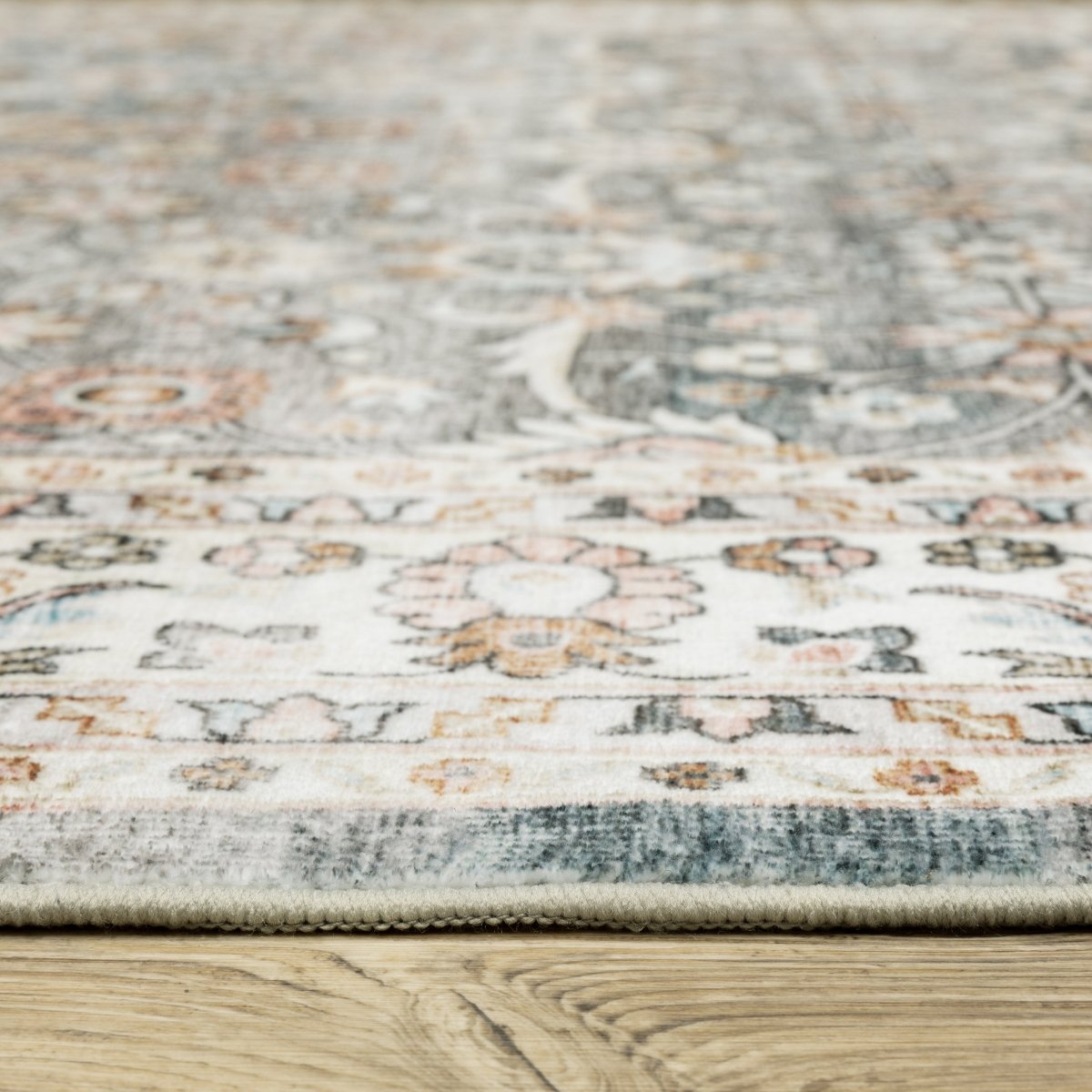 Oriental Weavers Sphinx Sumter Sum07 Grey/ Ivory Rug.
