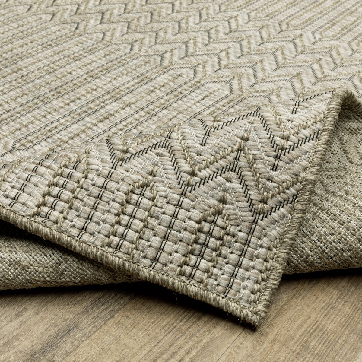 Oriental Weavers Sphinx Tortuga Tr09A Beige/ Black Rug.