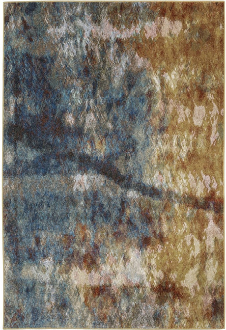 Oriental Weavers Sphinx Venice 8123X Blue/ Gold Rugs.