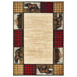 Oriental Weavers Sphinx Woodlands 9603C Ivory / Multi Rugs.