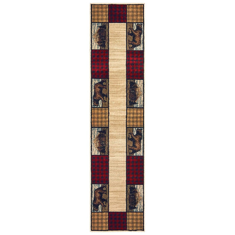 Oriental Weavers Sphinx Woodlands 9603C Ivory / Multi Rugs.