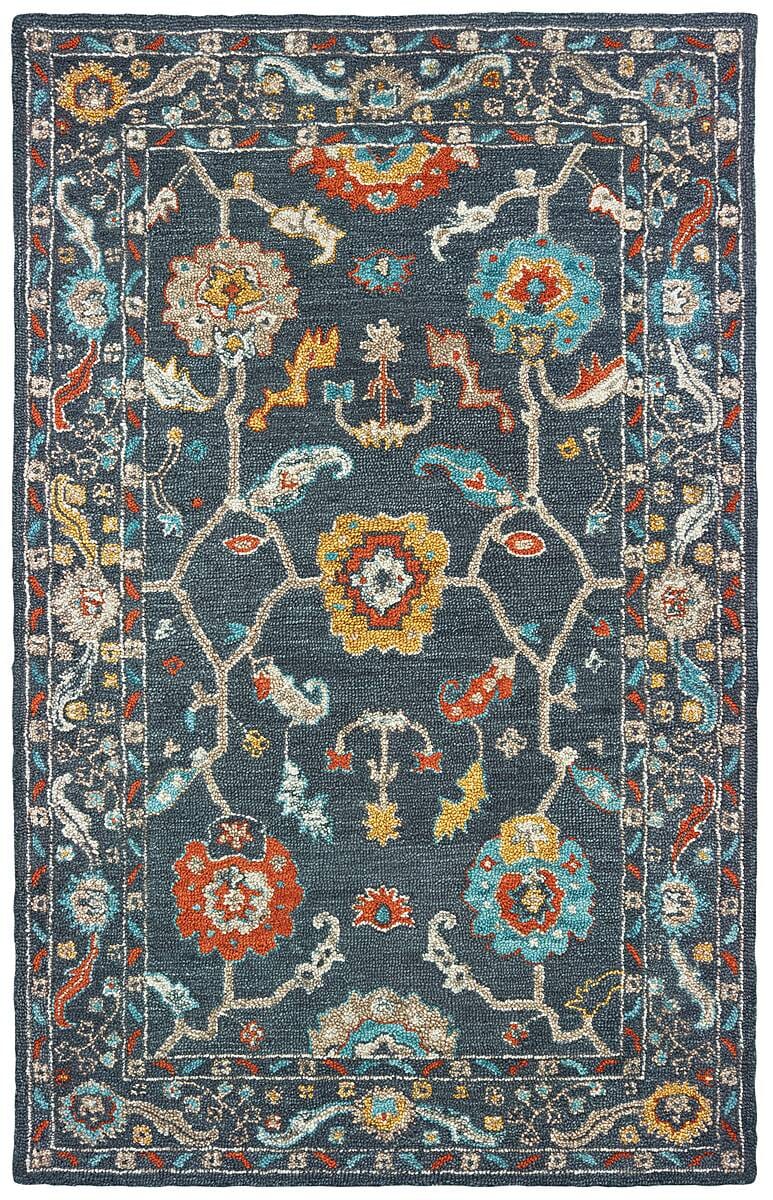 Oriental Weavers Sphinx Zahra 75501 Blue / Gold Rugs.