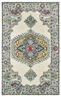 Oriental Weavers Sphinx Zahra 75505 Ivory / Grey Rugs.
