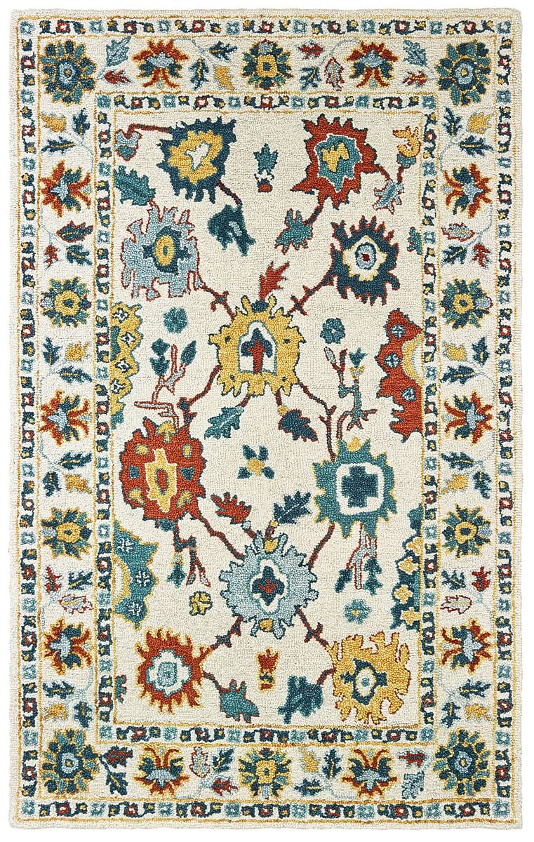 Oriental Weavers Sphinx Zahra 75507 Ivory / Gold Rugs.
