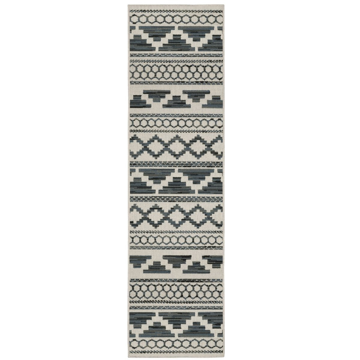 Oriental Weavers Torrey 005Y1 Beige/ Blue Rug.