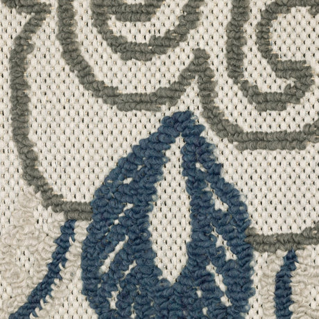 Oriental Weavers Torrey 072J1 Beige/ Blue Rug.