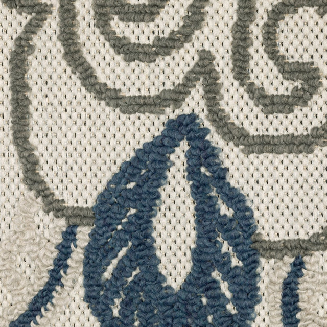 Oriental Weavers Torrey 072J1 Beige/ Blue Rug.