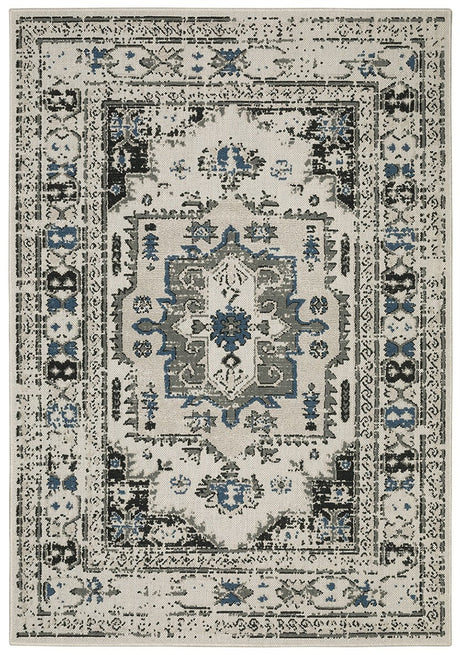 Oriental Weavers Torrey 5561H Beige/ Grey Rug.