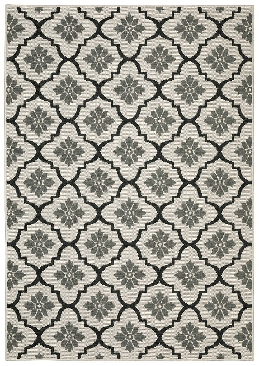 Oriental Weavers Torrey 5562E Beige/ Black Rug.