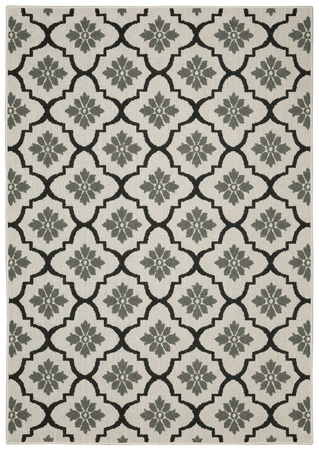 Oriental Weavers Torrey 5562E Beige/ Black Rug.