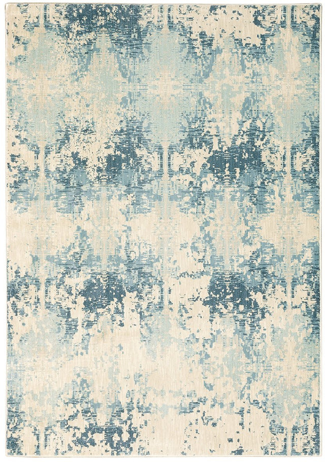 Oriental Weavers Xanadu 8020H Ivory/ Blue Rug.
