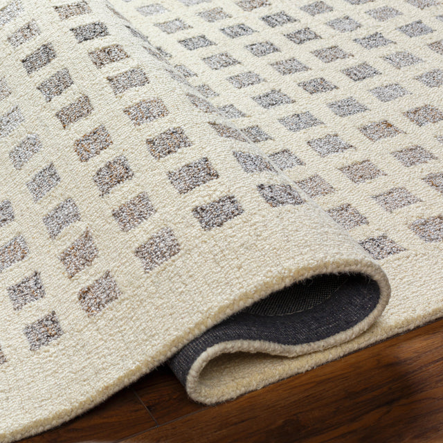 Surya Ottawa Otw-2300 Beige, Gray, Brown, Light Gray Rug.