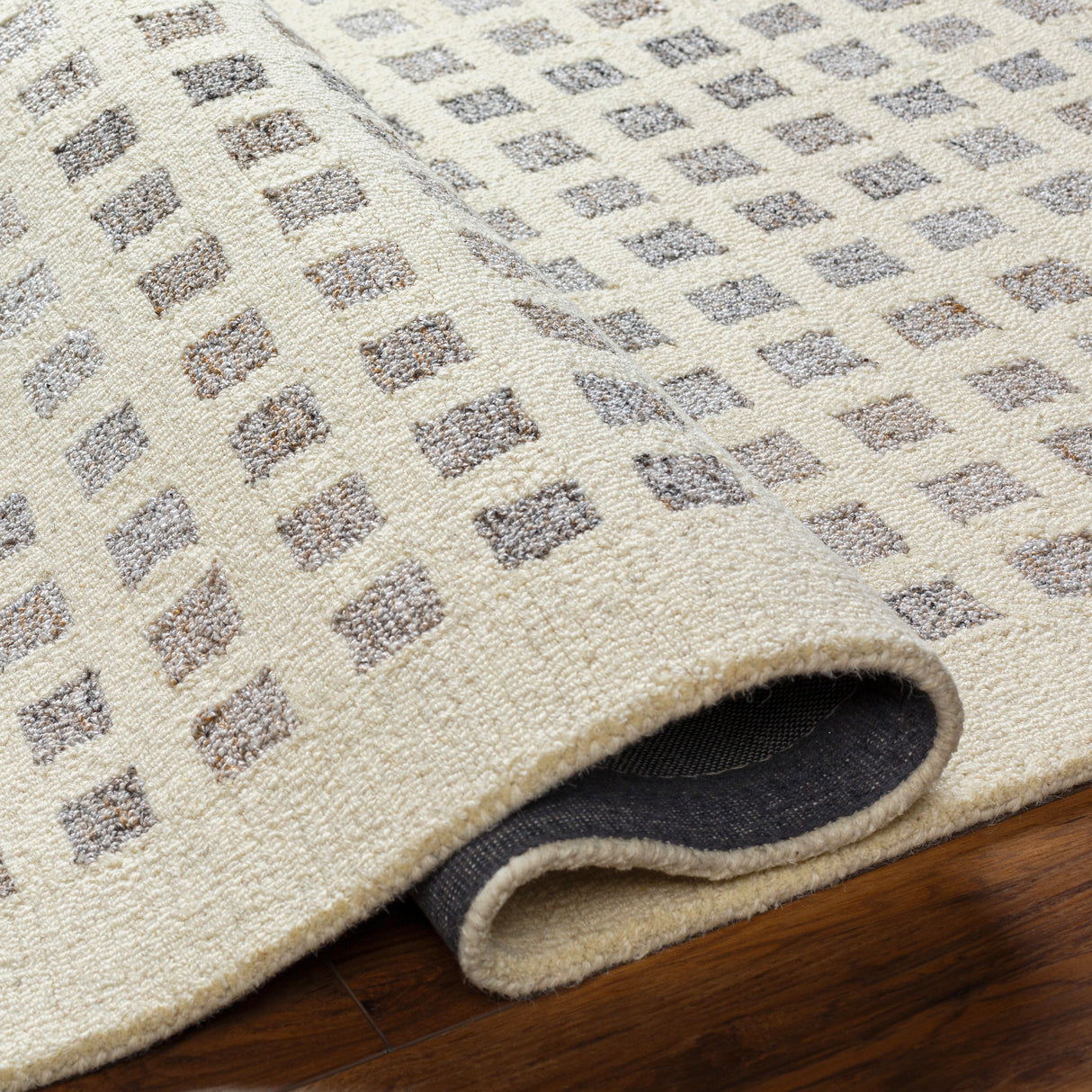 Surya Ottawa Otw-2300 Beige, Gray, Brown, Light Gray Rug.