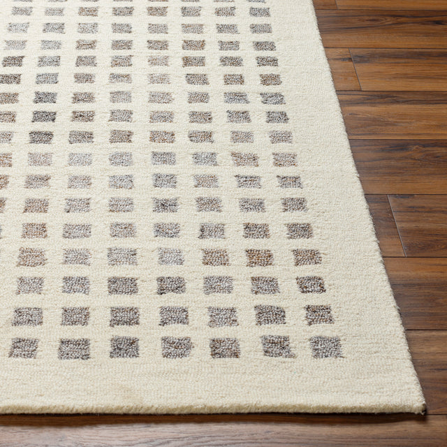Surya Ottawa Otw-2300 Beige, Gray, Brown, Light Gray Rug.
