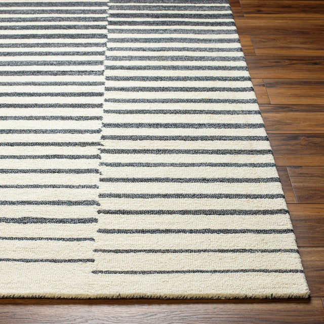 Surya Ottawa Otw-2302 Beige, Charcoal, Gray Rug.