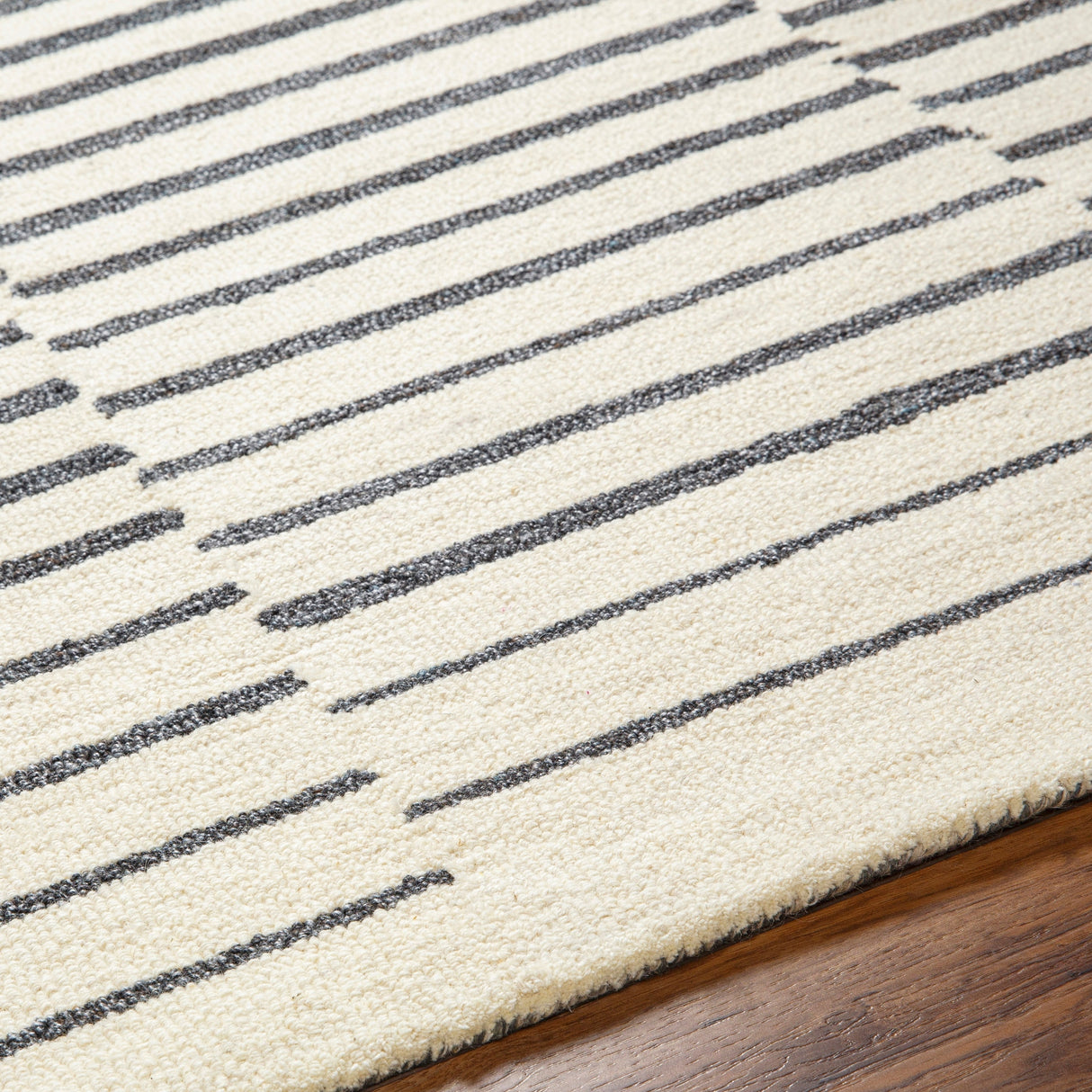 Surya Ottawa Otw-2302 Beige, Charcoal, Gray Rug.