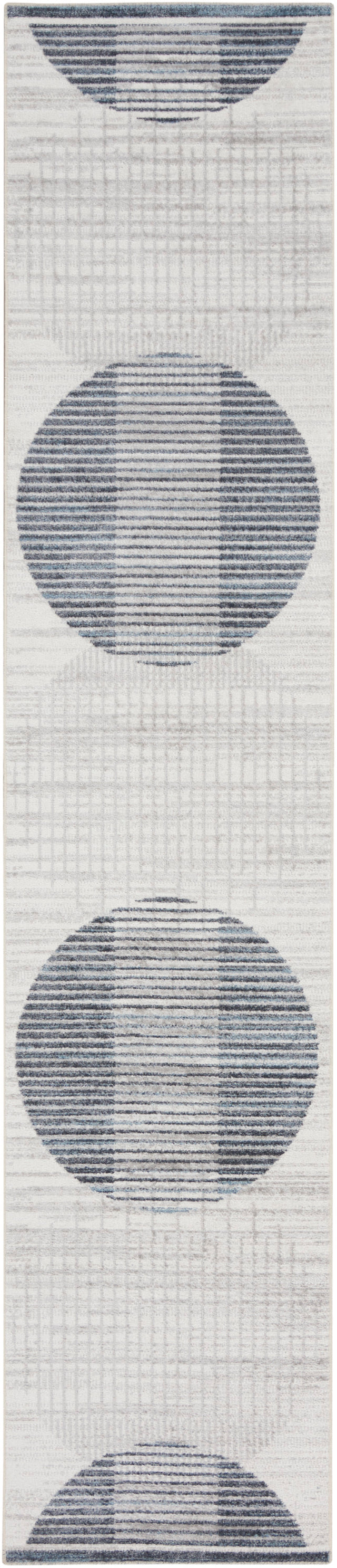Nourison Astra ASW03 Ivory Blue Rugs