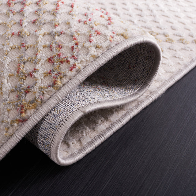 Safavieh Palma Pam324F Light Grey/Red Rug.