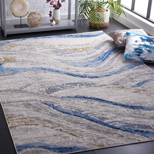 Safavieh Palma Pam334A Beige/Light Blue Rug.