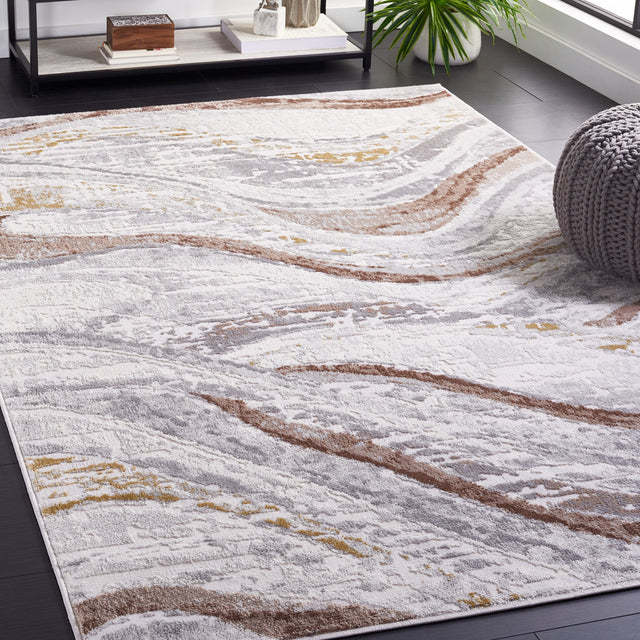 Safavieh Palma Pam334B Beige/Brown Rug.