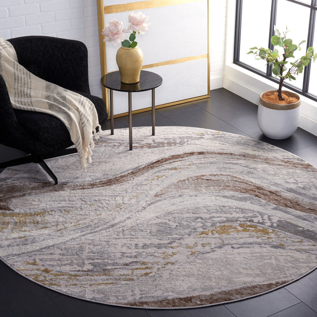 Safavieh Palma Pam334B Beige/Brown Rug.