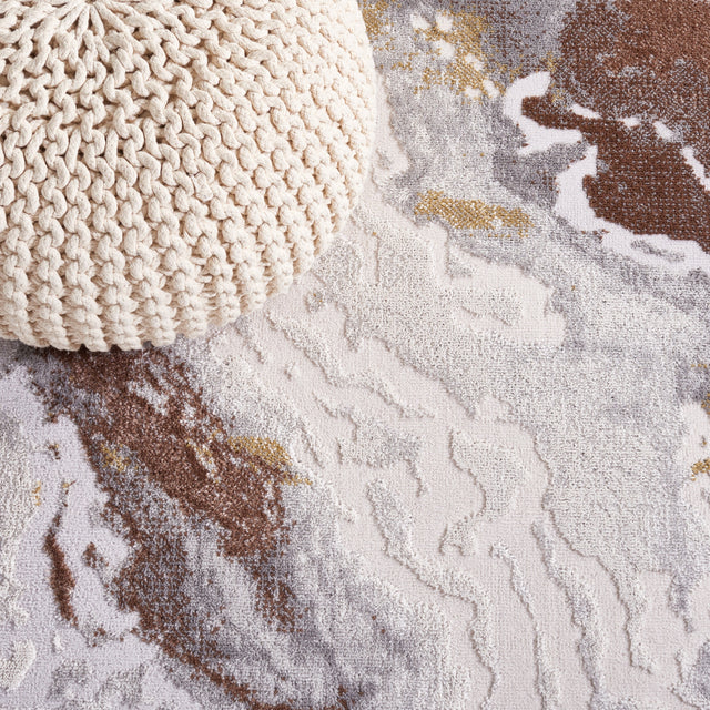 Safavieh Palma Pam348B Beige/Brown Rug.