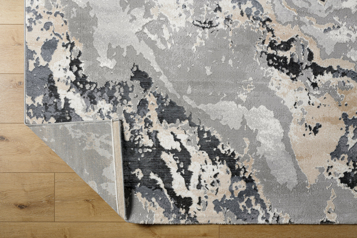 Surya Perception Pcp-2315 Cream, Gray, Beige, Charcoal, Ivory Rug.