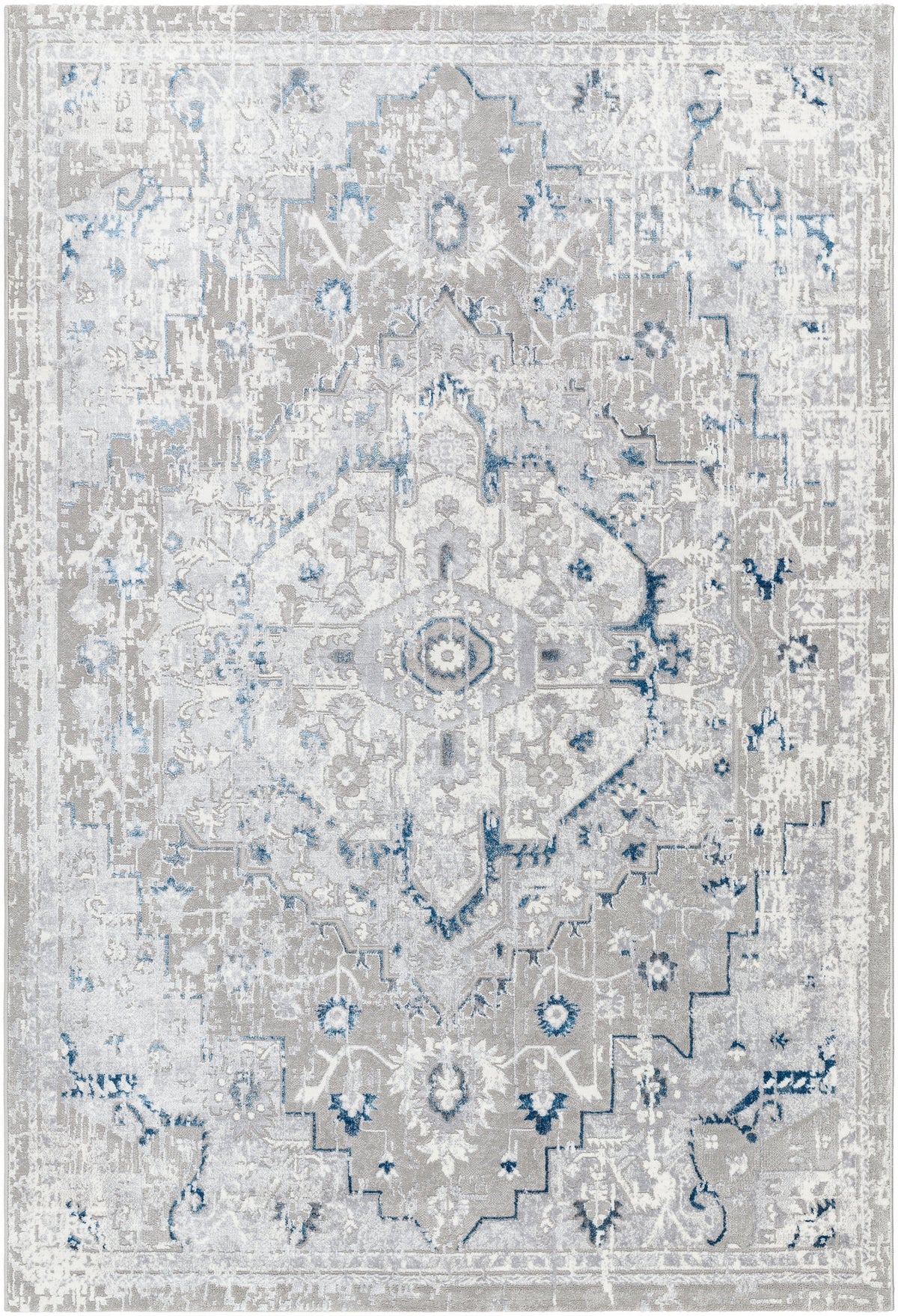 Surya Perception Pcp-2318 Light Gray, Cream, Medium Gray, Gray Rug.