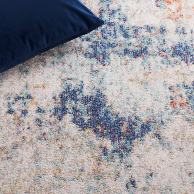 Safavieh Phoenix Phx500A Ivory/Blue Rust Rug.