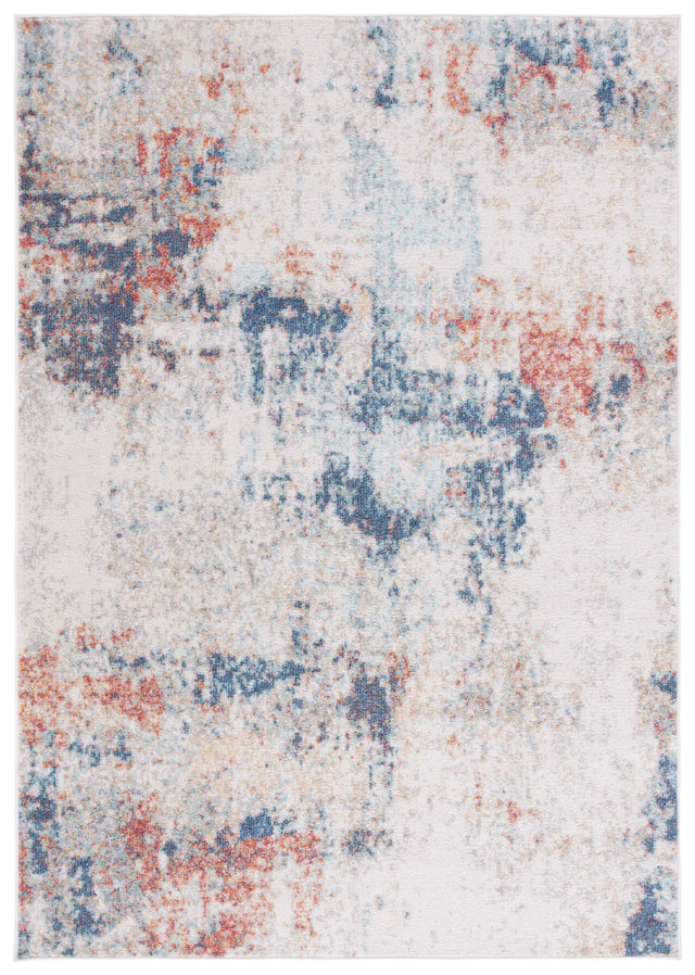 Safavieh Phoenix Phx500A Ivory/Blue Rust Rug.