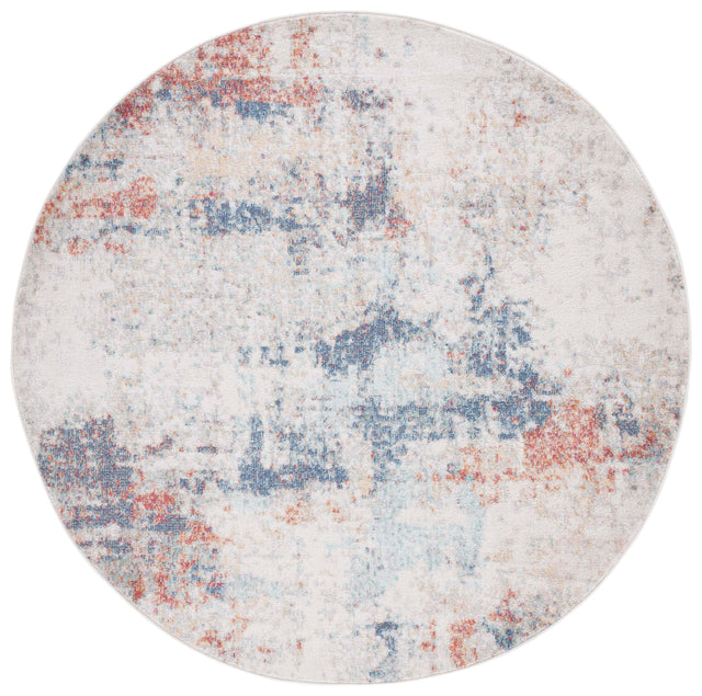 Safavieh Phoenix Phx500A Ivory/Blue Rust Rug.