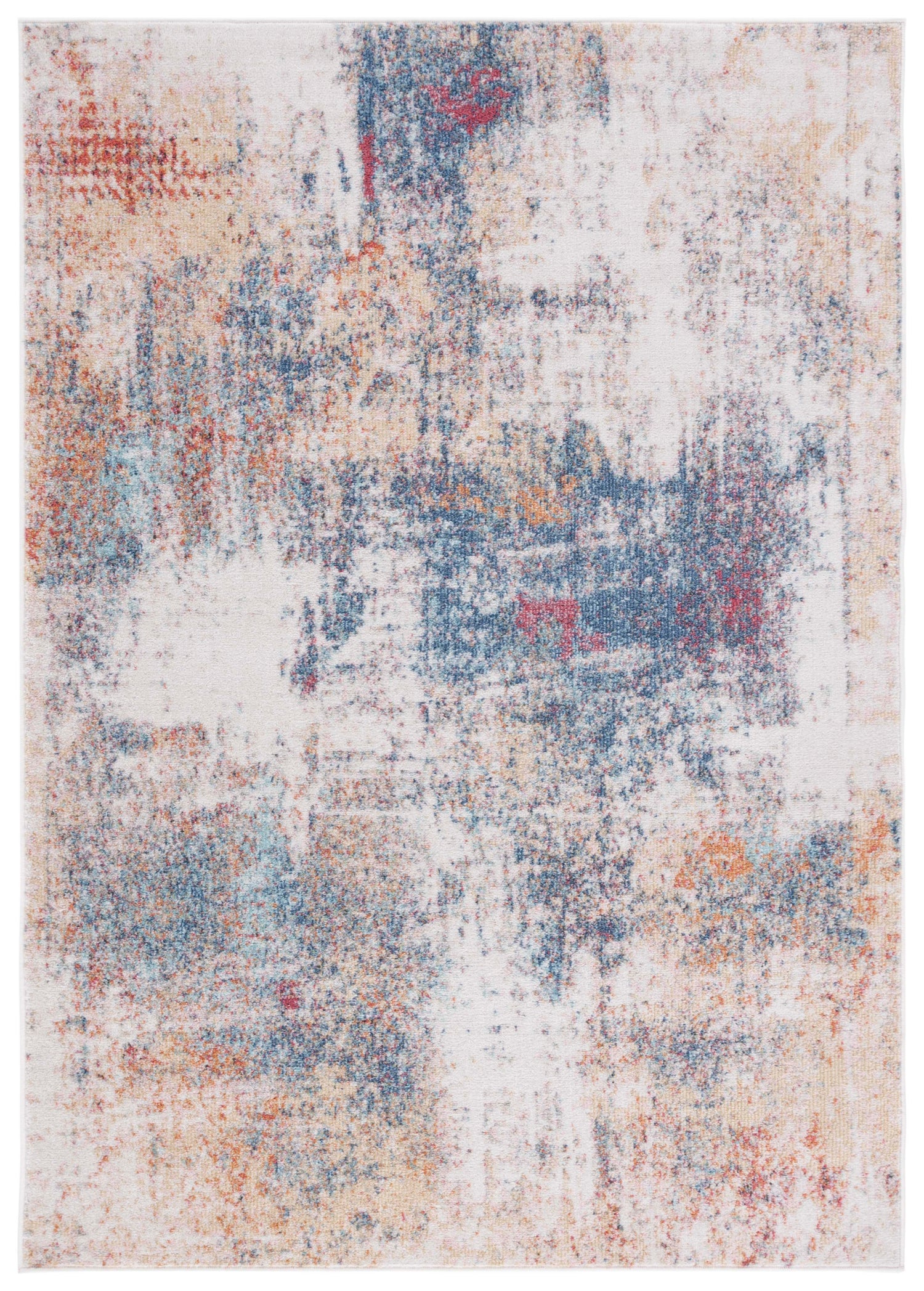 Safavieh Phoenix Phx502A Ivory/Blue Rust Rug.