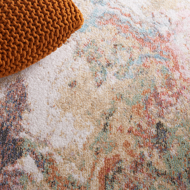 Safavieh Phoenix Phx504A Ivory/Gold Rust Rug.