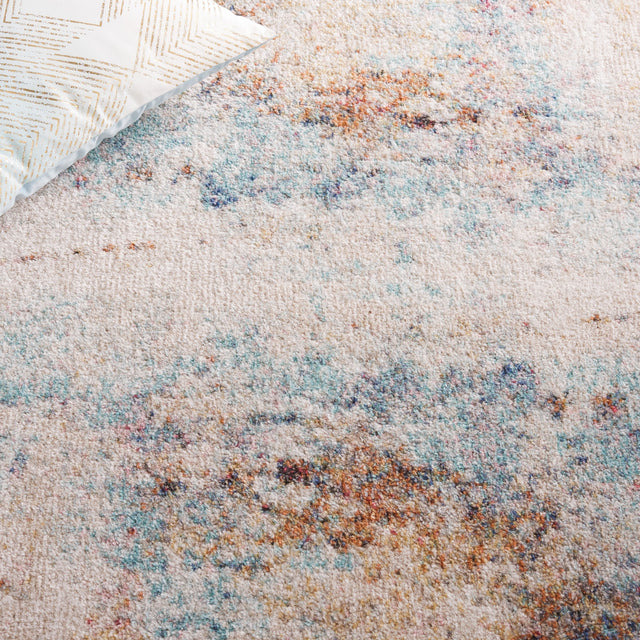Safavieh Phoenix Phx506J Aqua/Gold Rose Rug.