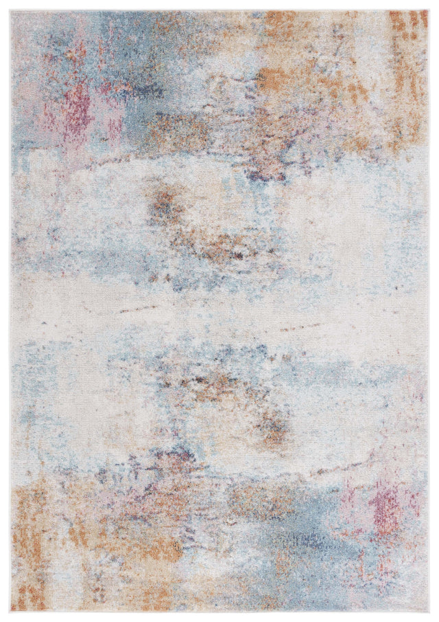 Safavieh Phoenix Phx506J Aqua/Gold Rose Rug.