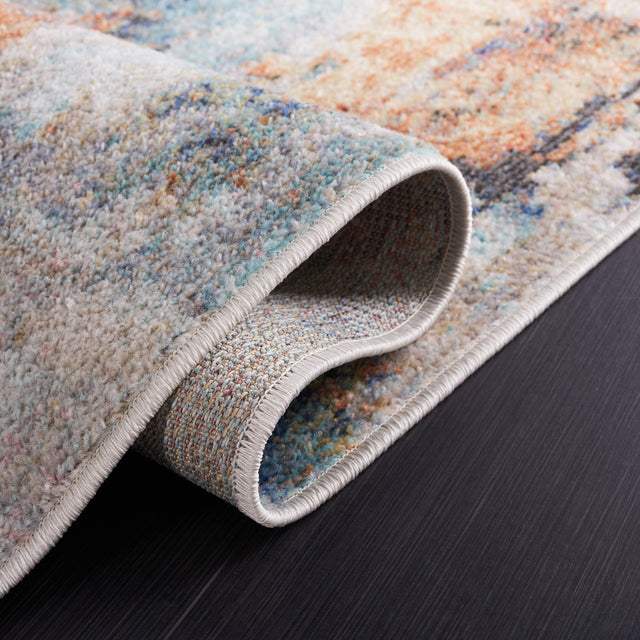 Safavieh Phoenix Phx510J Aqua/Gold Rust Rug.