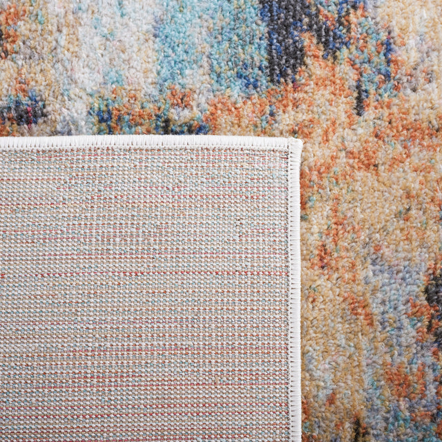 Safavieh Phoenix Phx510J Aqua/Gold Rust Rug.